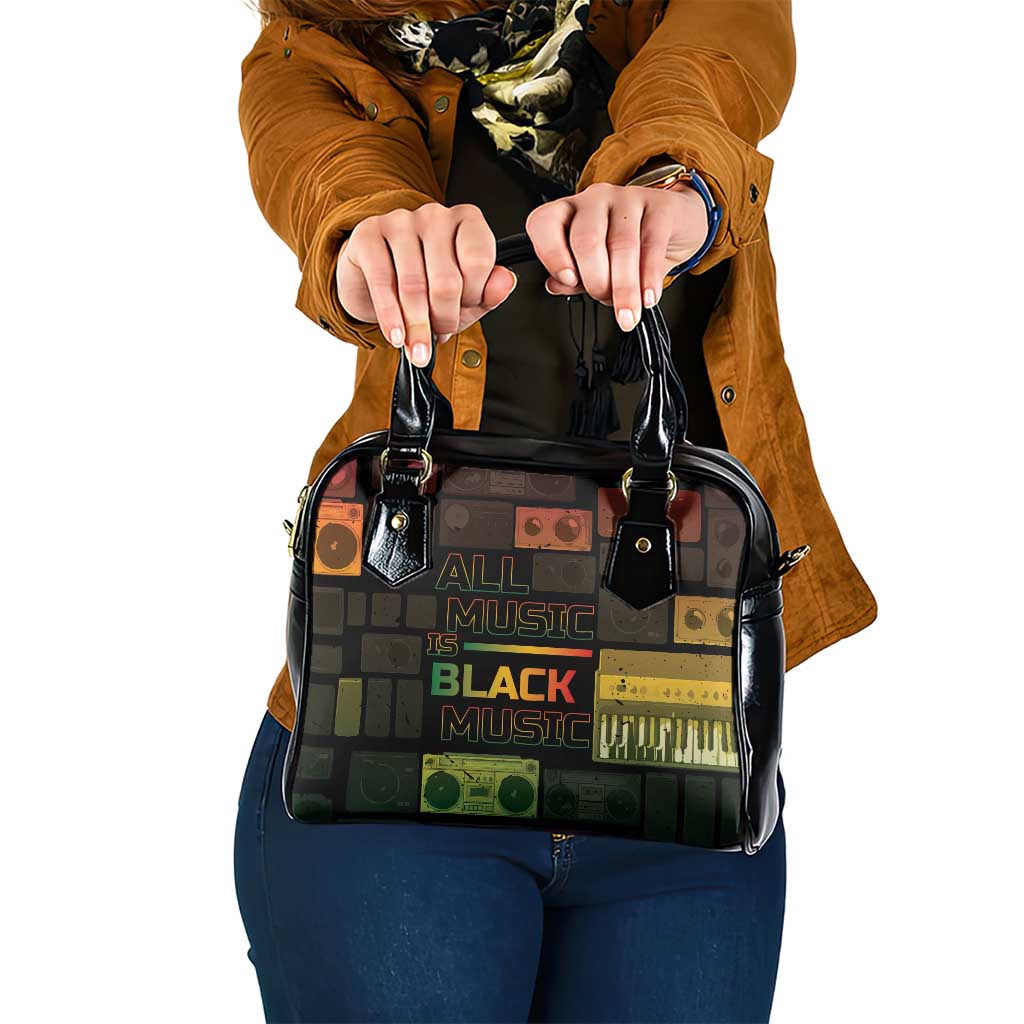 Black Music Month Shoulder Handbag All Music Is Black Music DT05