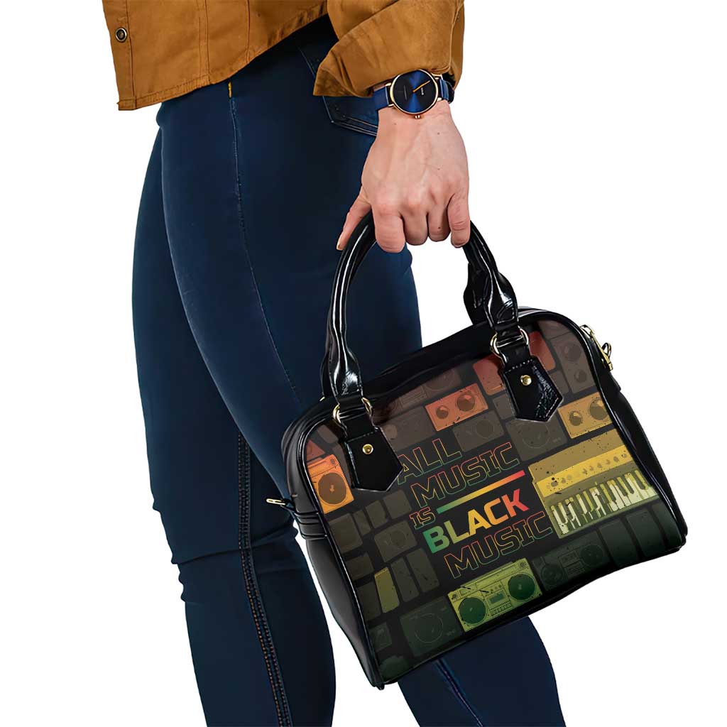 Black Music Month Shoulder Handbag All Music Is Black Music DT05