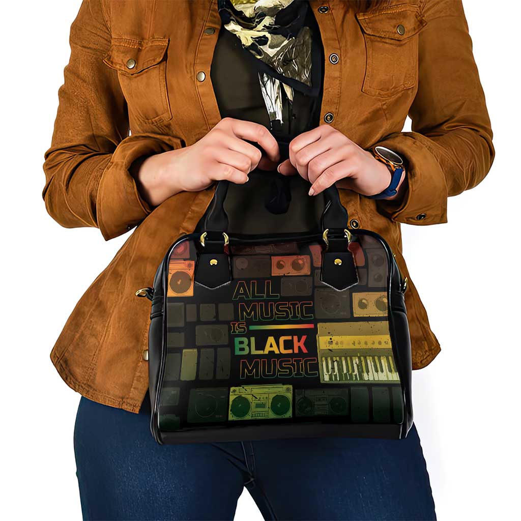 Black Music Month Shoulder Handbag All Music Is Black Music DT05