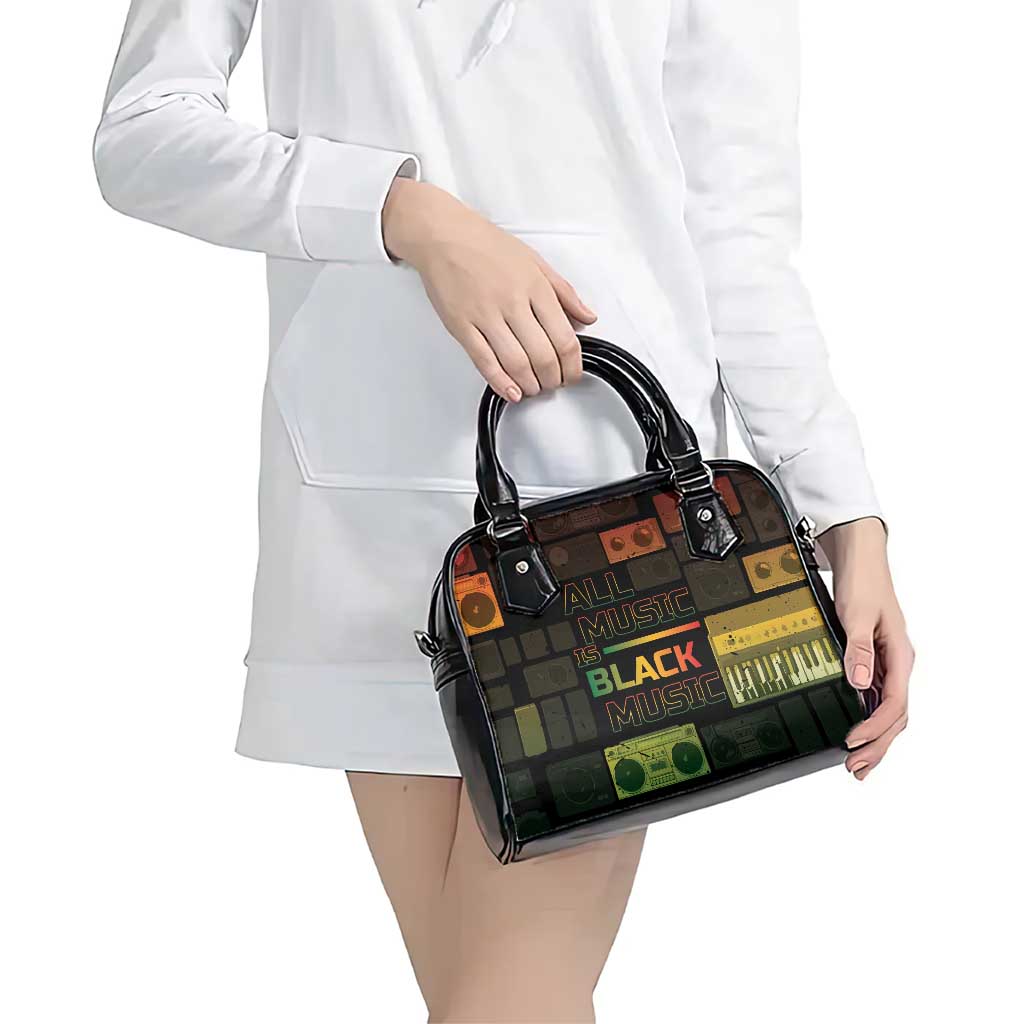 Black Music Month Shoulder Handbag All Music Is Black Music DT05