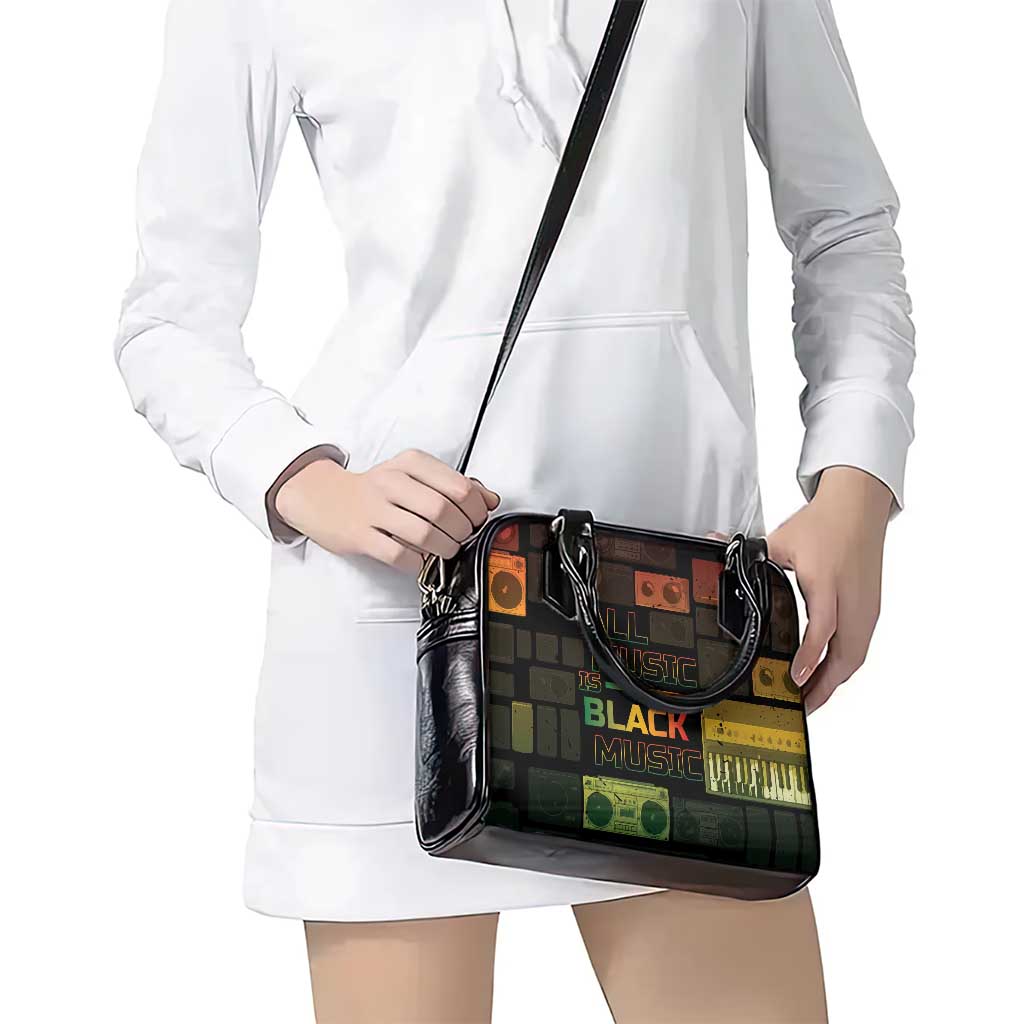 Black Music Month Shoulder Handbag All Music Is Black Music DT05