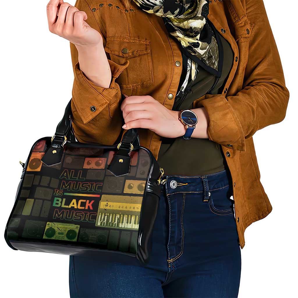 Black Music Month Shoulder Handbag All Music Is Black Music DT05