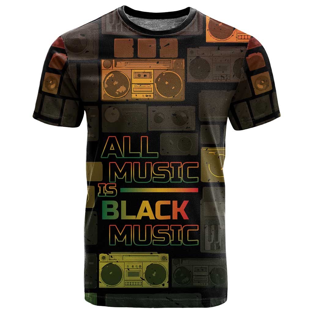 Black Music Month T shirt All Music Is Black Music DT05