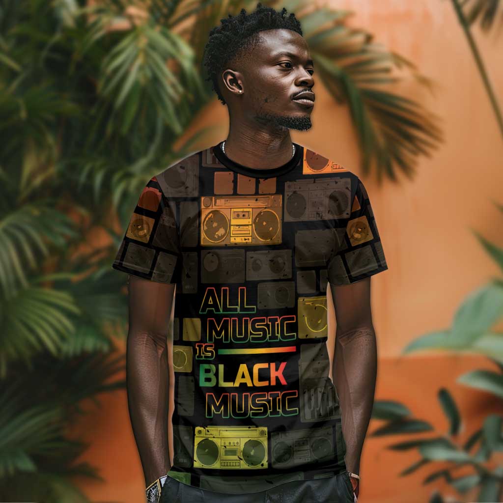 Black Music Month T shirt All Music Is Black Music DT05