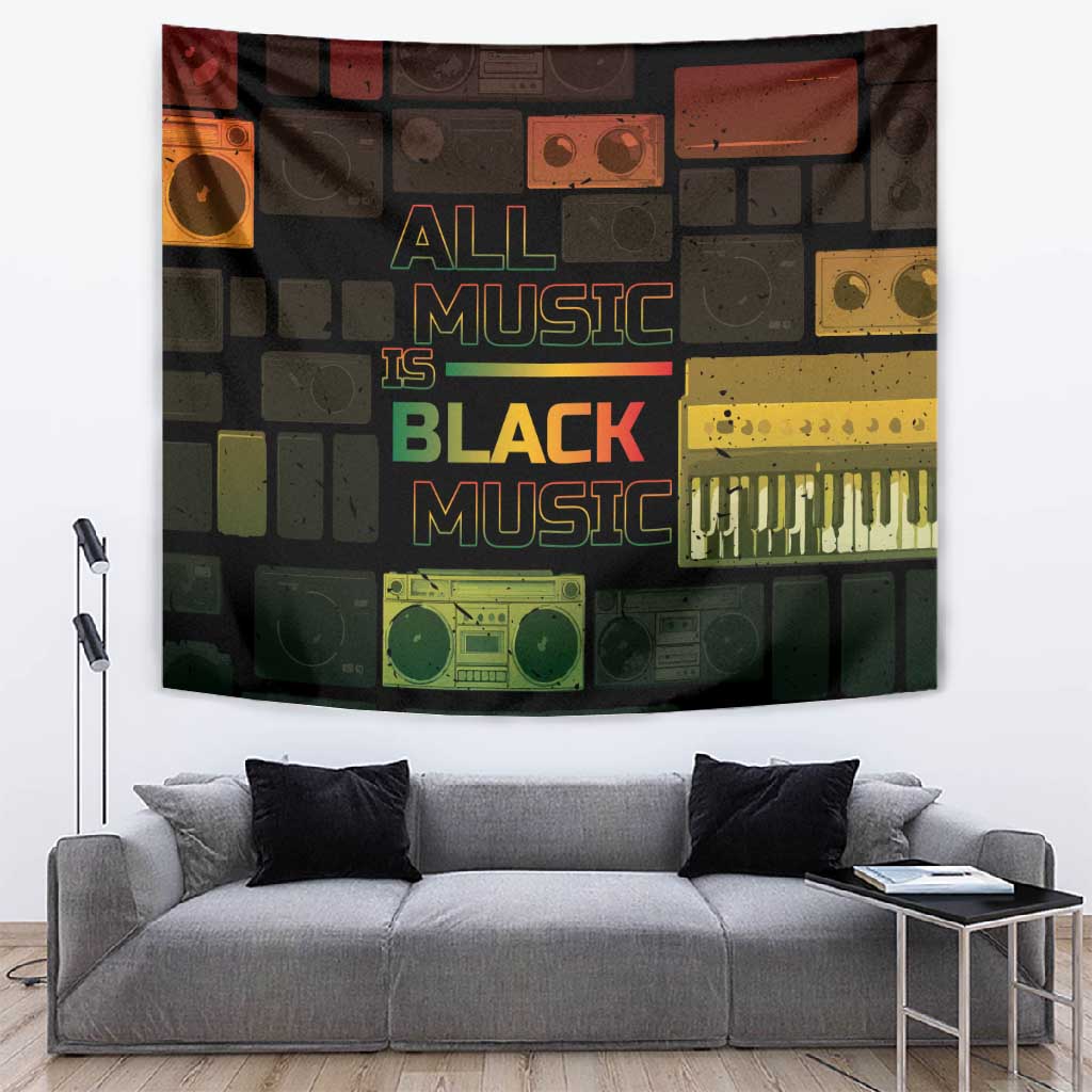 Black Music Month Tapestry All Music Is Black Music DT05