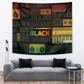 Black Music Month Tapestry All Music Is Black Music DT05