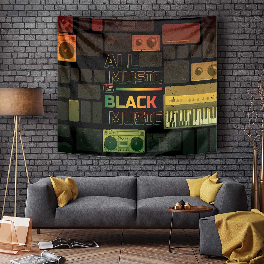 Black Music Month Tapestry All Music Is Black Music DT05