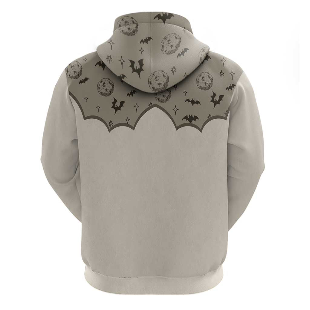 Western Gothic Yoke Hoodie Bat And Stars DT05