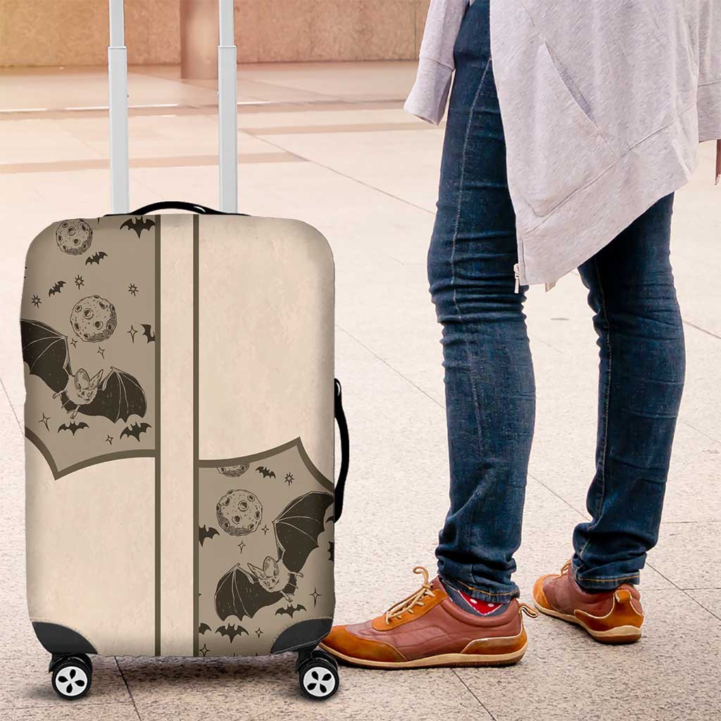 Western Gothic Yoke Luggage Cover Bat And Stars DT05