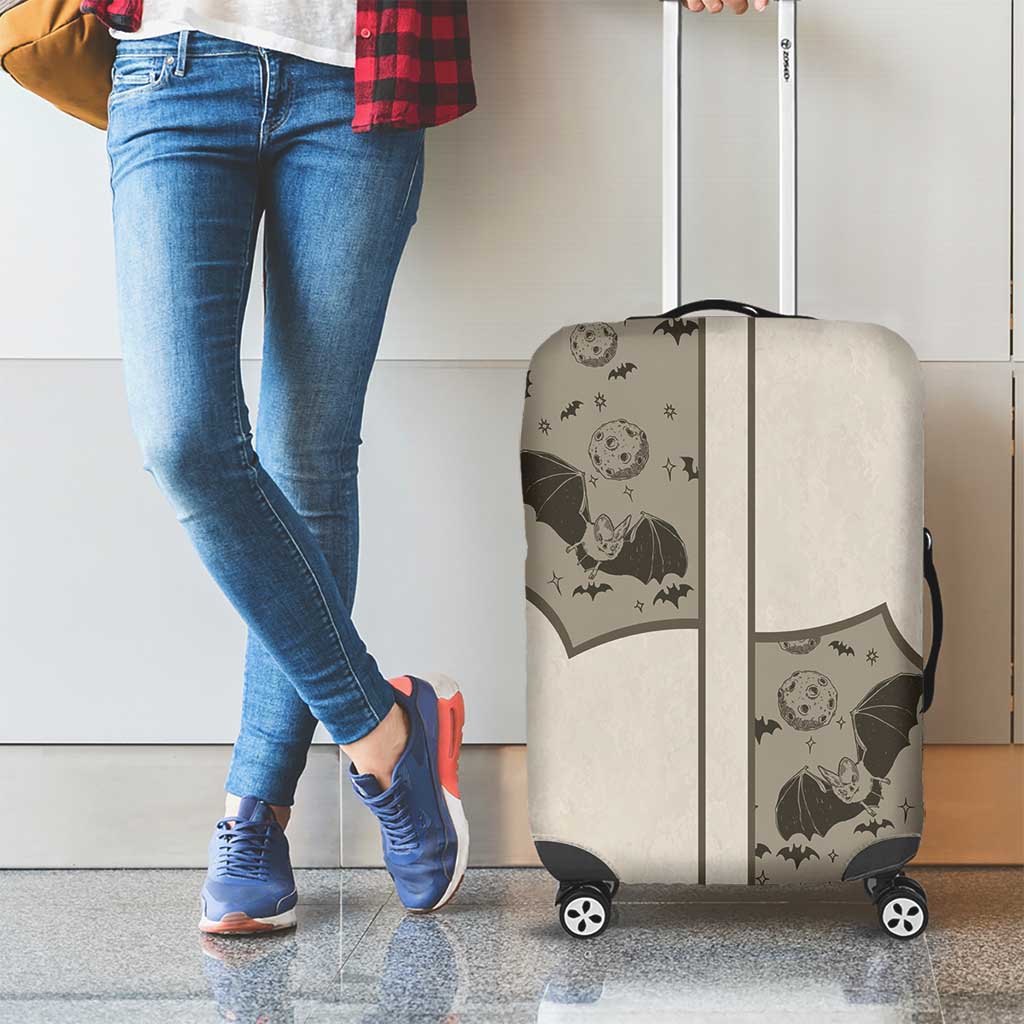 Western Gothic Yoke Luggage Cover Bat And Stars DT05
