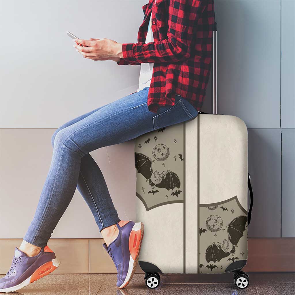 Western Gothic Yoke Luggage Cover Bat And Stars DT05