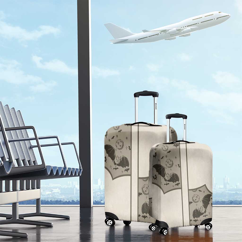 Western Gothic Yoke Luggage Cover Bat And Stars DT05