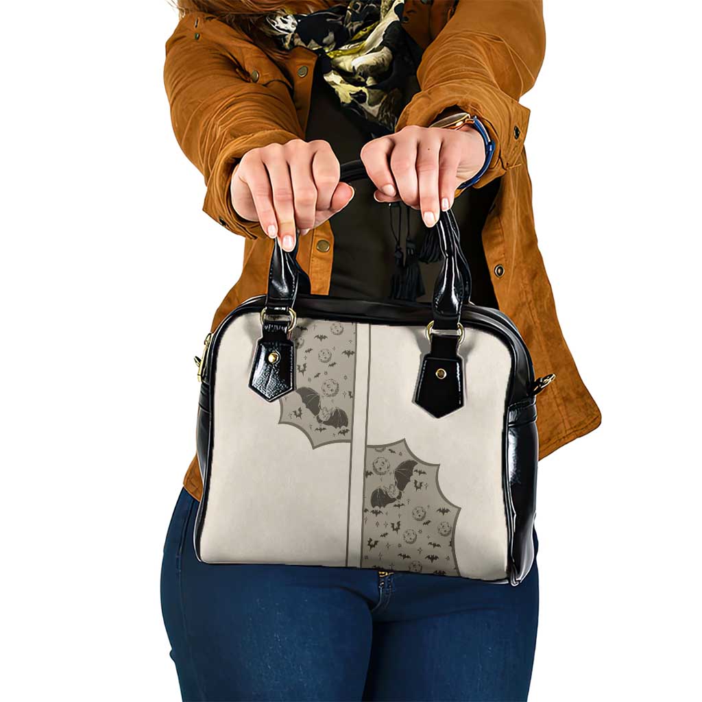Western Gothic Yoke Shoulder Handbag Bat And Stars DT05