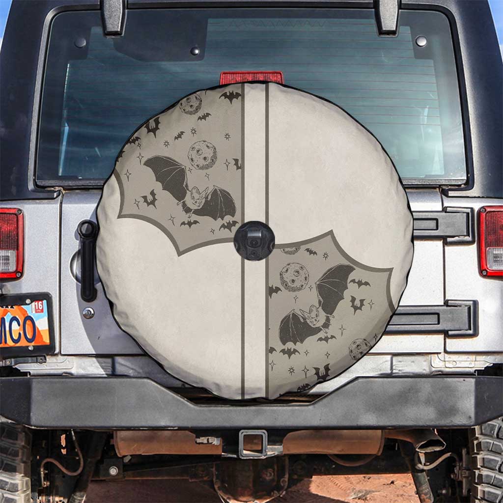Western Gothic Yoke Spare Tire Cover Bat And Stars DT05