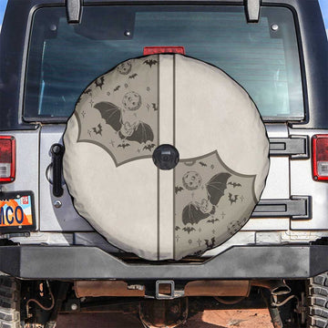 Western Gothic Yoke Spare Tire Cover Bat And Stars DT05