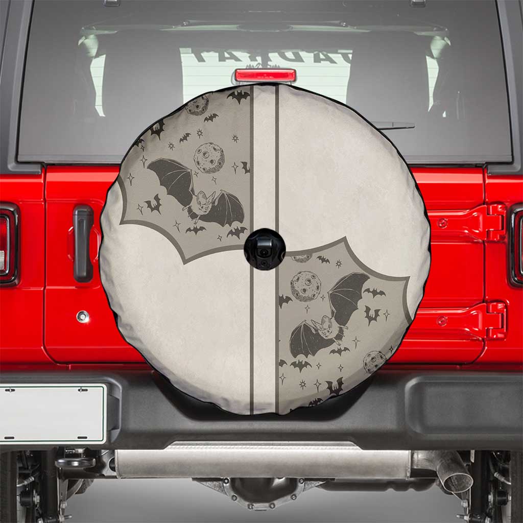 Western Gothic Yoke Spare Tire Cover Bat And Stars DT05