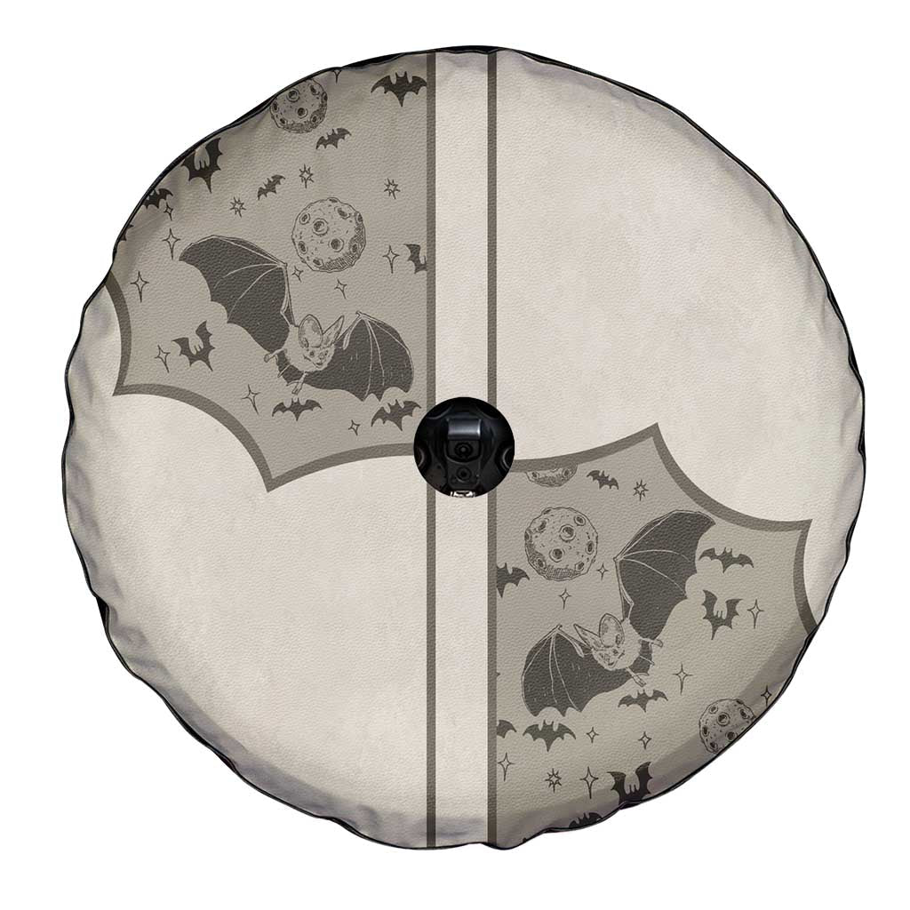 Western Gothic Yoke Spare Tire Cover Bat And Stars DT05