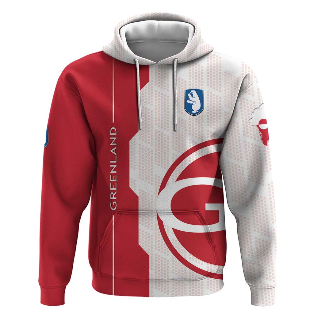 Greenland Hoodie Coat Of Arms Unique Style DT05