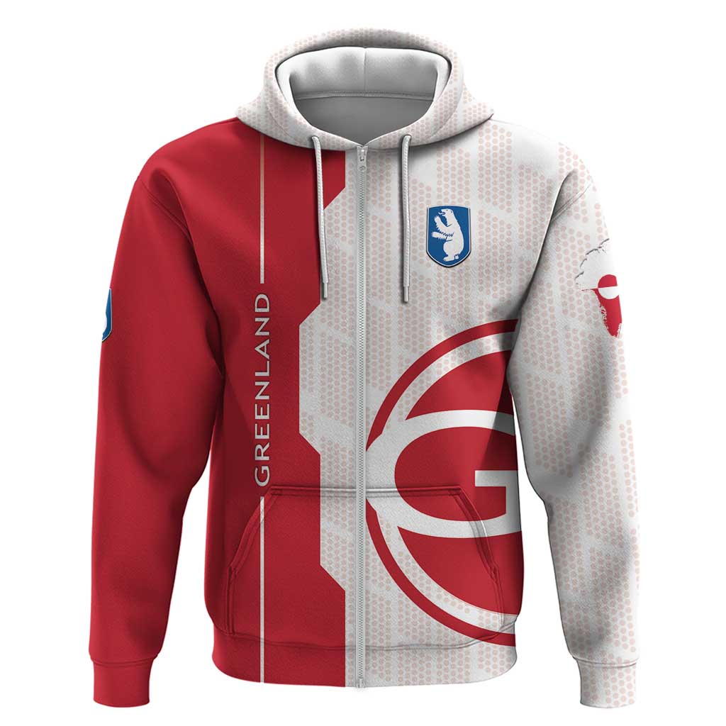 Greenland Hoodie Coat Of Arms Unique Style DT05