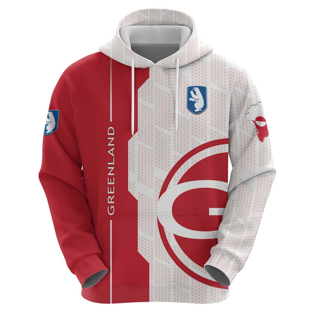 Greenland Hoodie Coat Of Arms Unique Style DT05