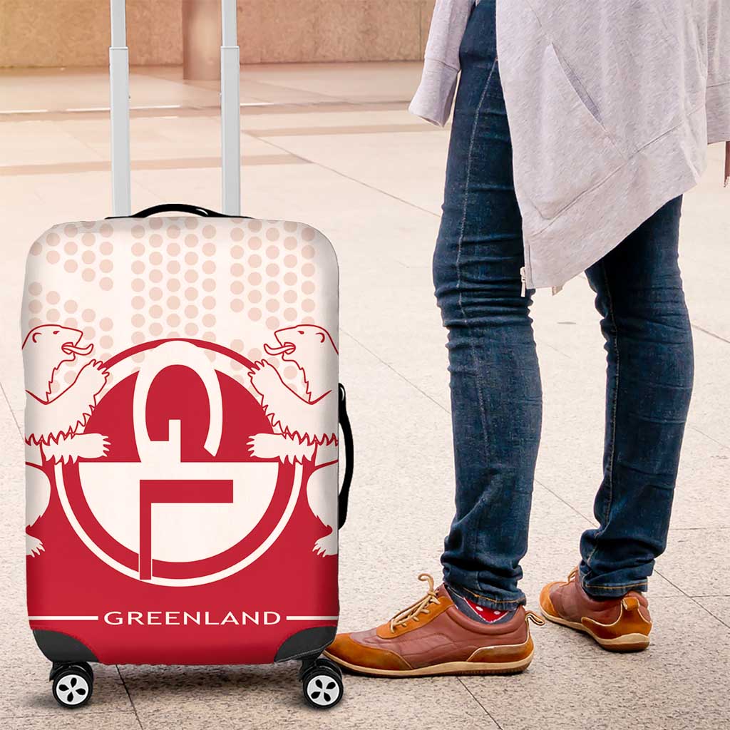 Greenland Luggage Cover Coat Of Arms Unique Style DT05