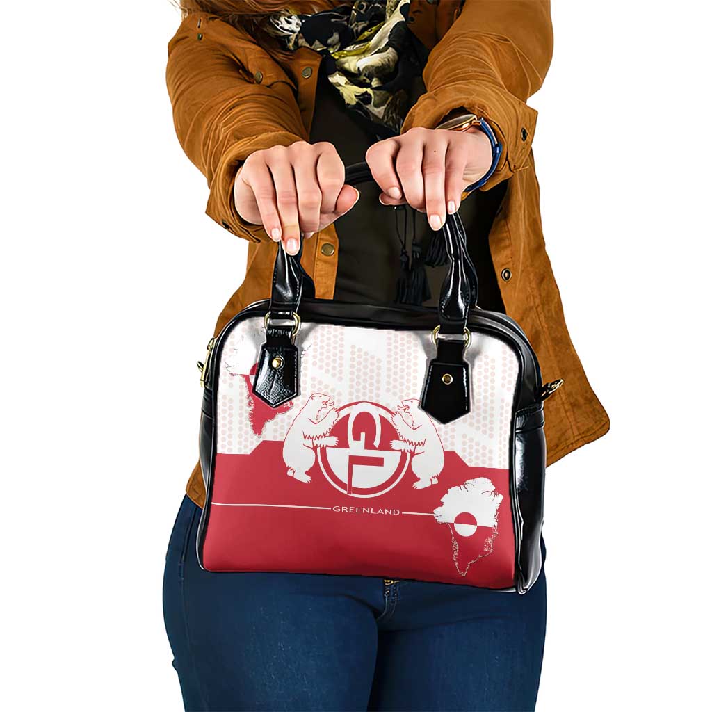 Greenland Shoulder Handbag Coat Of Arms Unique Style DT05