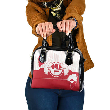 Greenland Shoulder Handbag Coat Of Arms Unique Style DT05