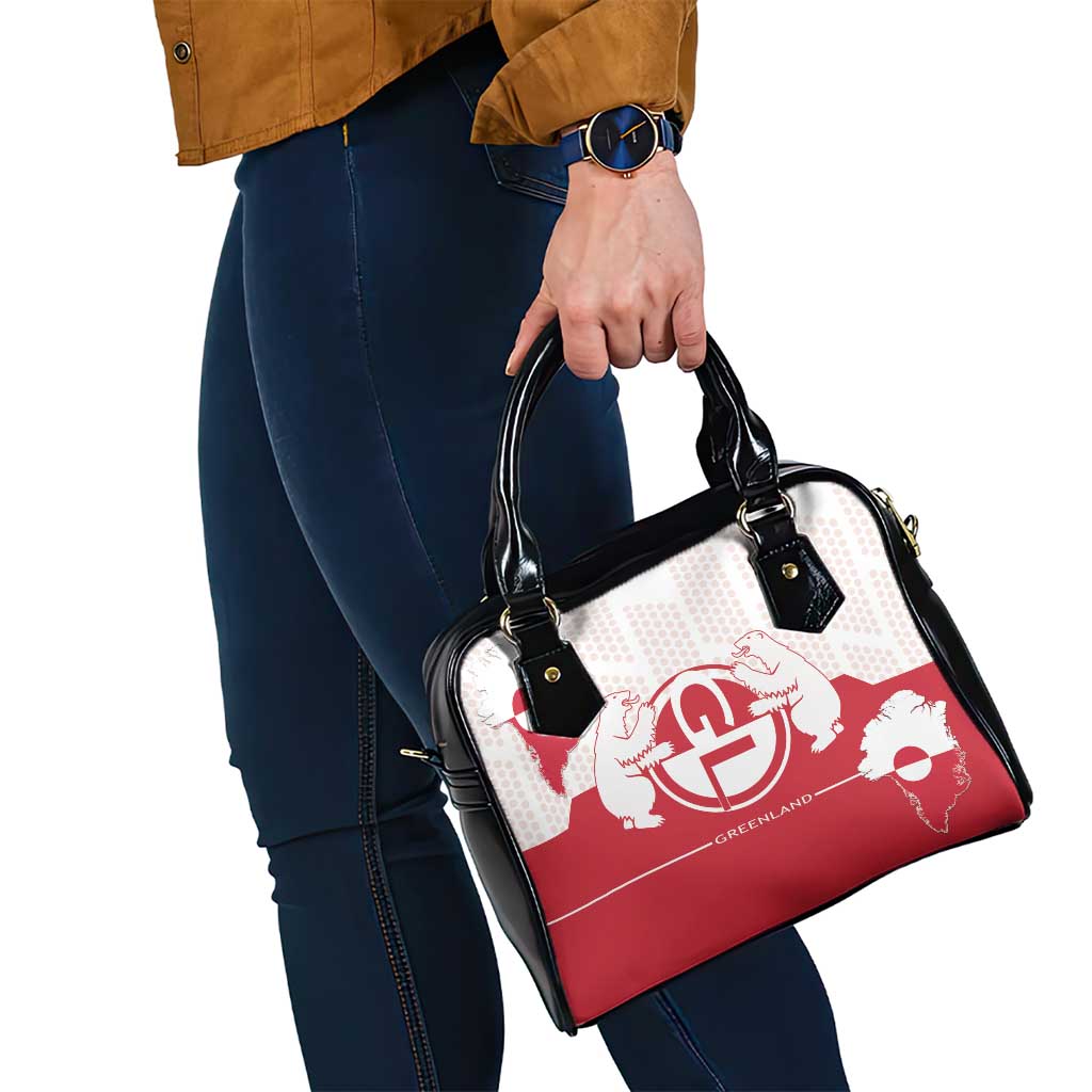 Greenland Shoulder Handbag Coat Of Arms Unique Style DT05