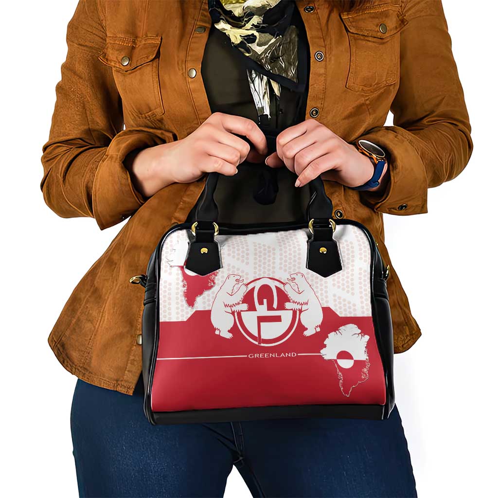 Greenland Shoulder Handbag Coat Of Arms Unique Style DT05
