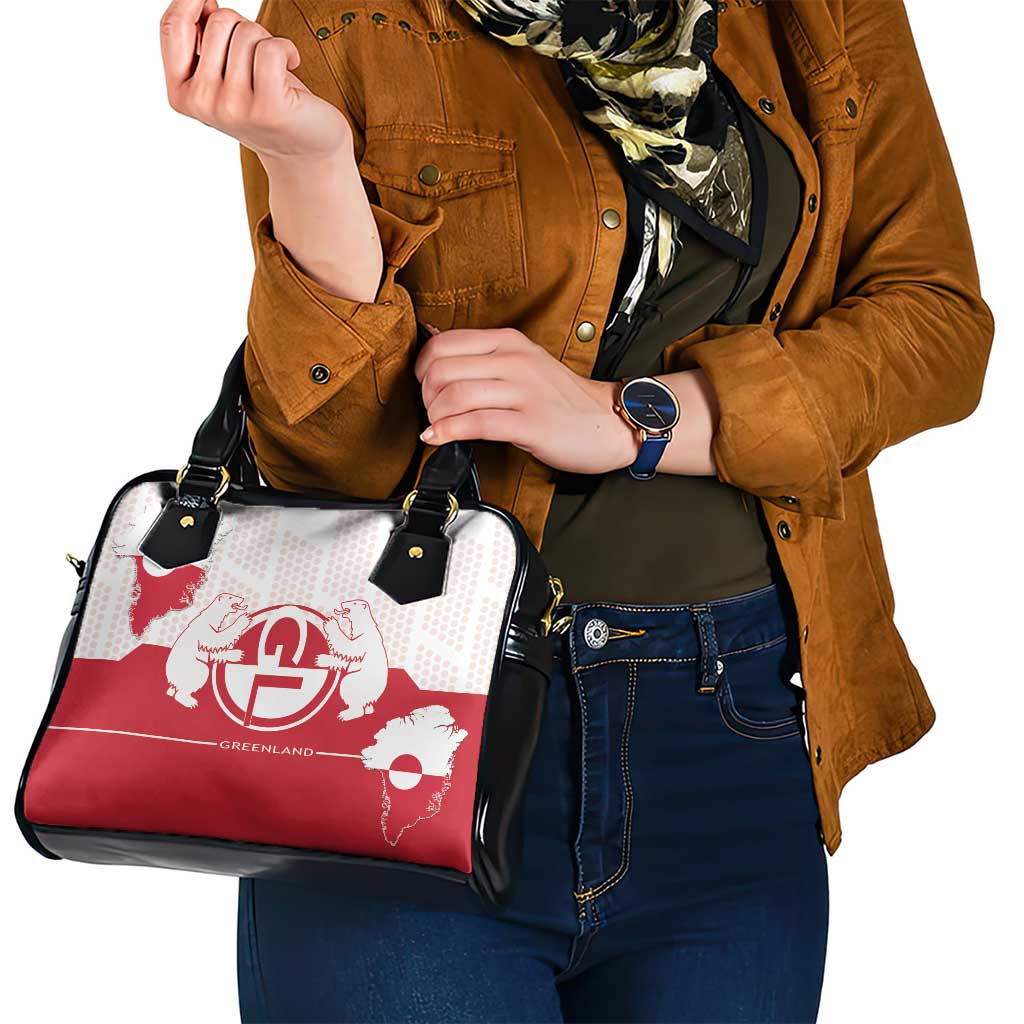 Greenland Shoulder Handbag Coat Of Arms Unique Style DT05