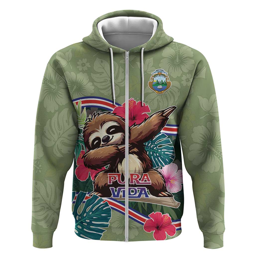 Costa Rica Hoodie Pura Vida Dabbing Sloth DT05