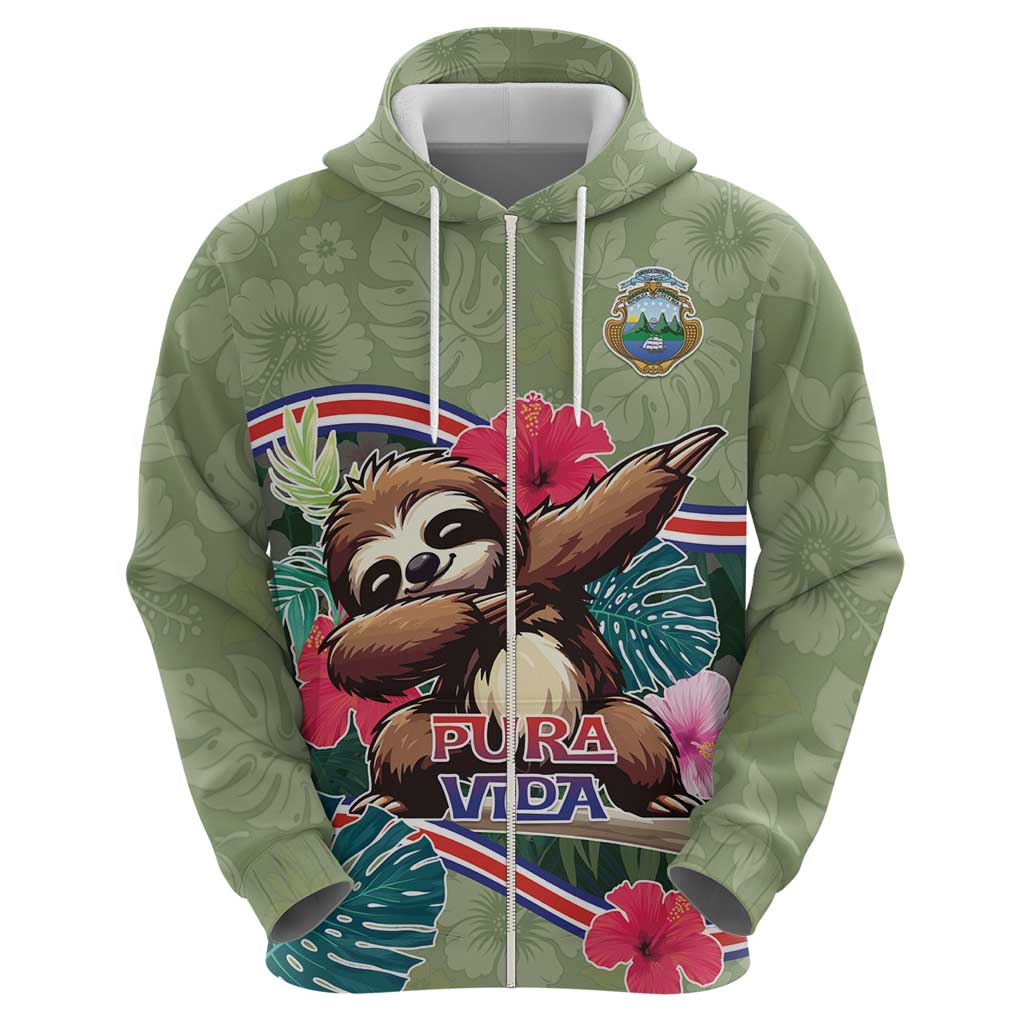 Costa Rica Hoodie Pura Vida Dabbing Sloth DT05