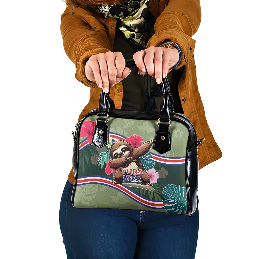 Costa Rica Shoulder Handbag Pura Vida Dabbing Sloth DT05