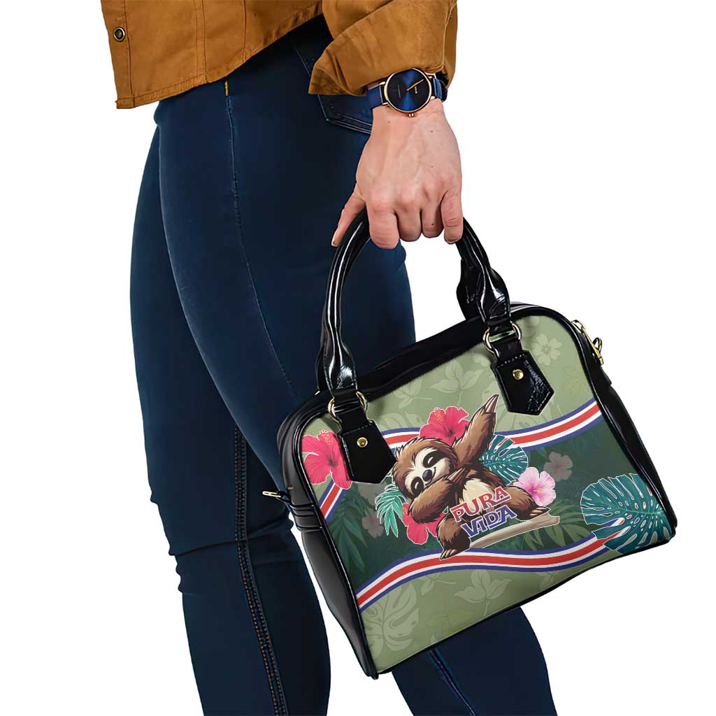 Costa Rica Shoulder Handbag Pura Vida Dabbing Sloth DT05