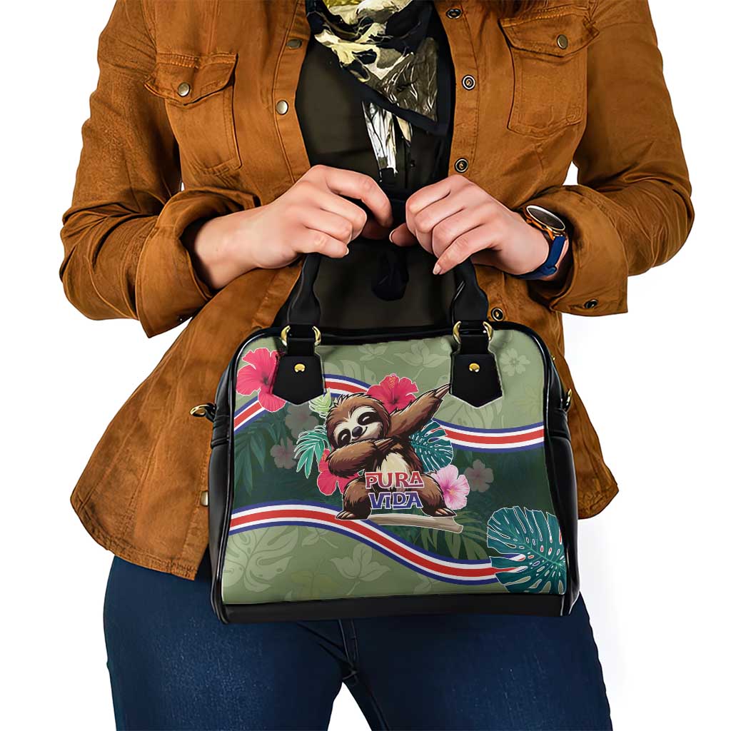 Costa Rica Shoulder Handbag Pura Vida Dabbing Sloth DT05