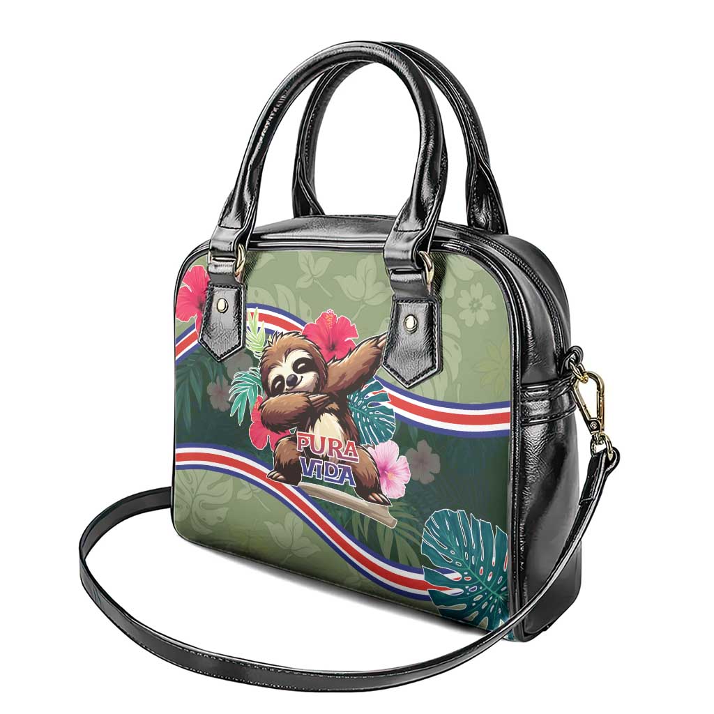 Costa Rica Shoulder Handbag Pura Vida Dabbing Sloth DT05