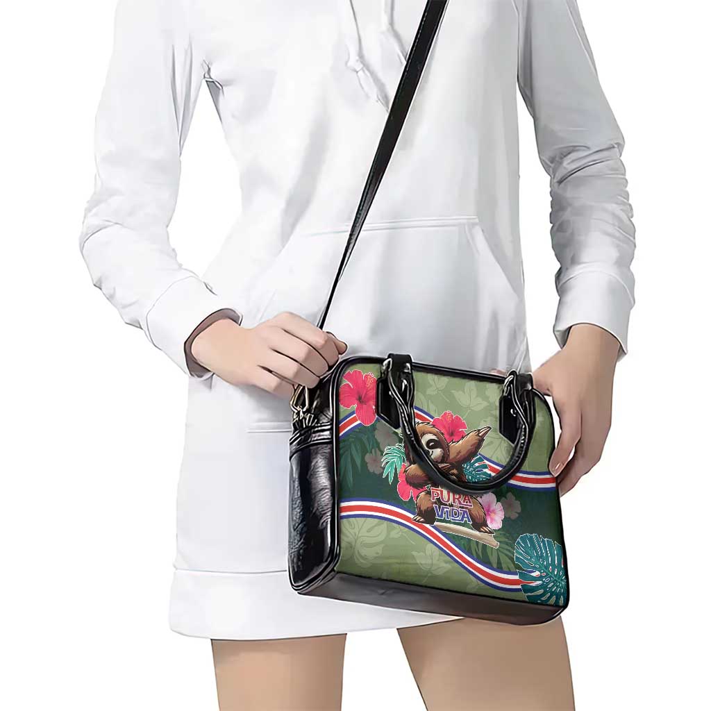Costa Rica Shoulder Handbag Pura Vida Dabbing Sloth DT05
