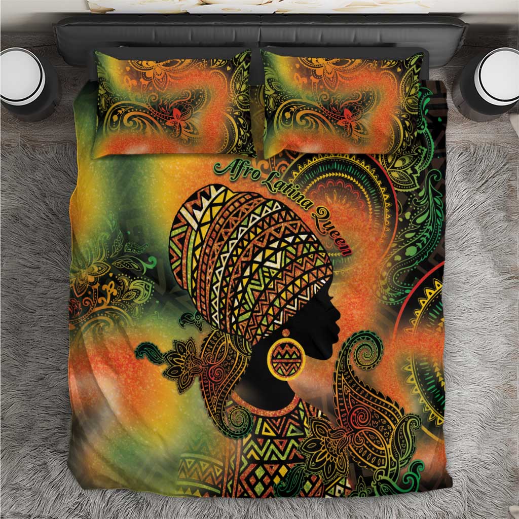 Black Women Bedding Set Afro Latina Queen DT05