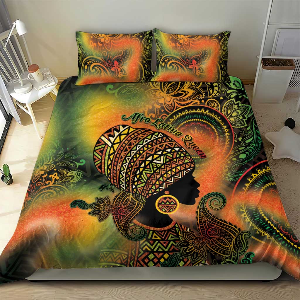 Black Women Bedding Set Afro Latina Queen DT05