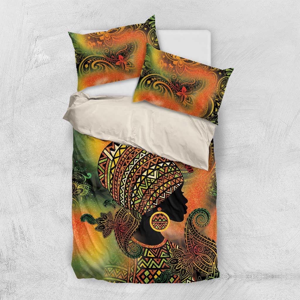 Black Women Bedding Set Afro Latina Queen DT05