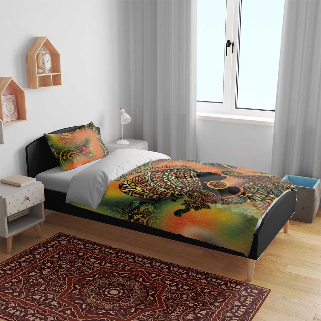 Black Women Bedding Set Afro Latina Queen DT05