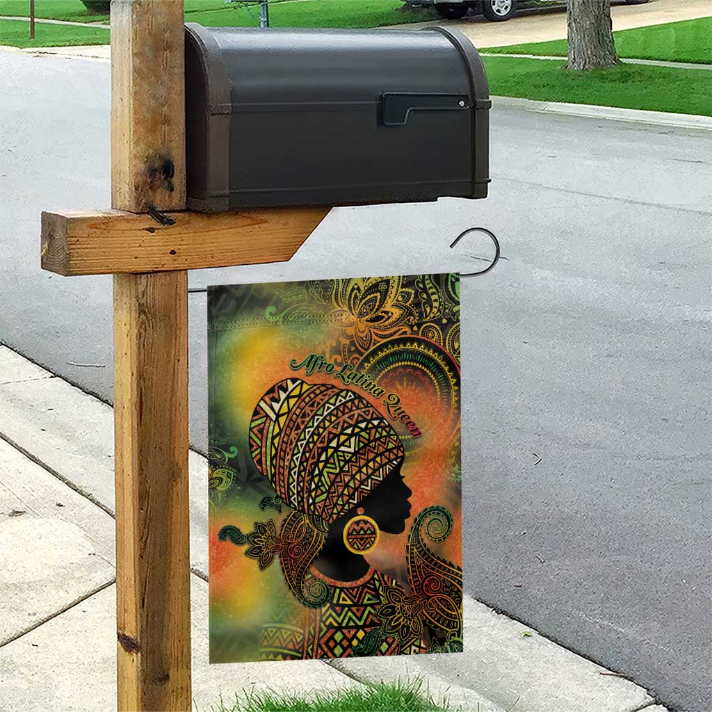 Black Women Garden Flag Afro Latina Queen DT05