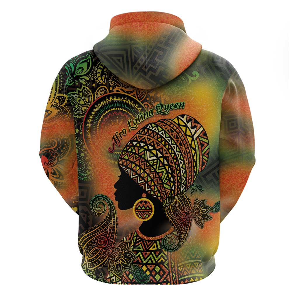 Black Women Hoodie Afro Latina Queen DT05
