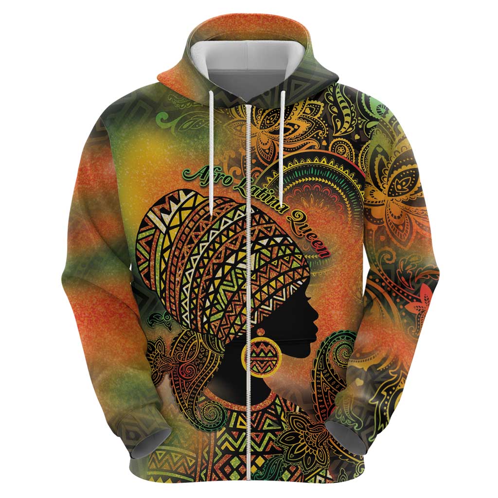 Black Women Hoodie Afro Latina Queen DT05