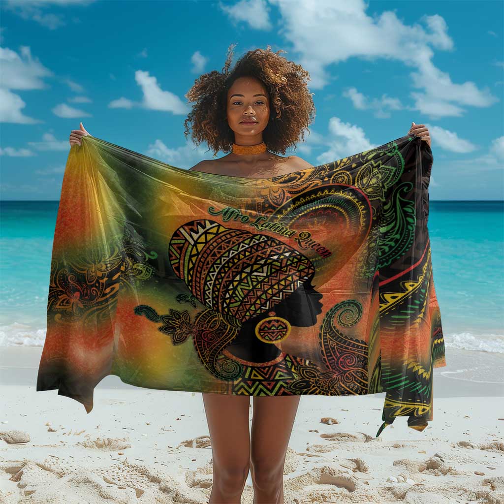 Black Women Sarong Afro Latina Queen DT05