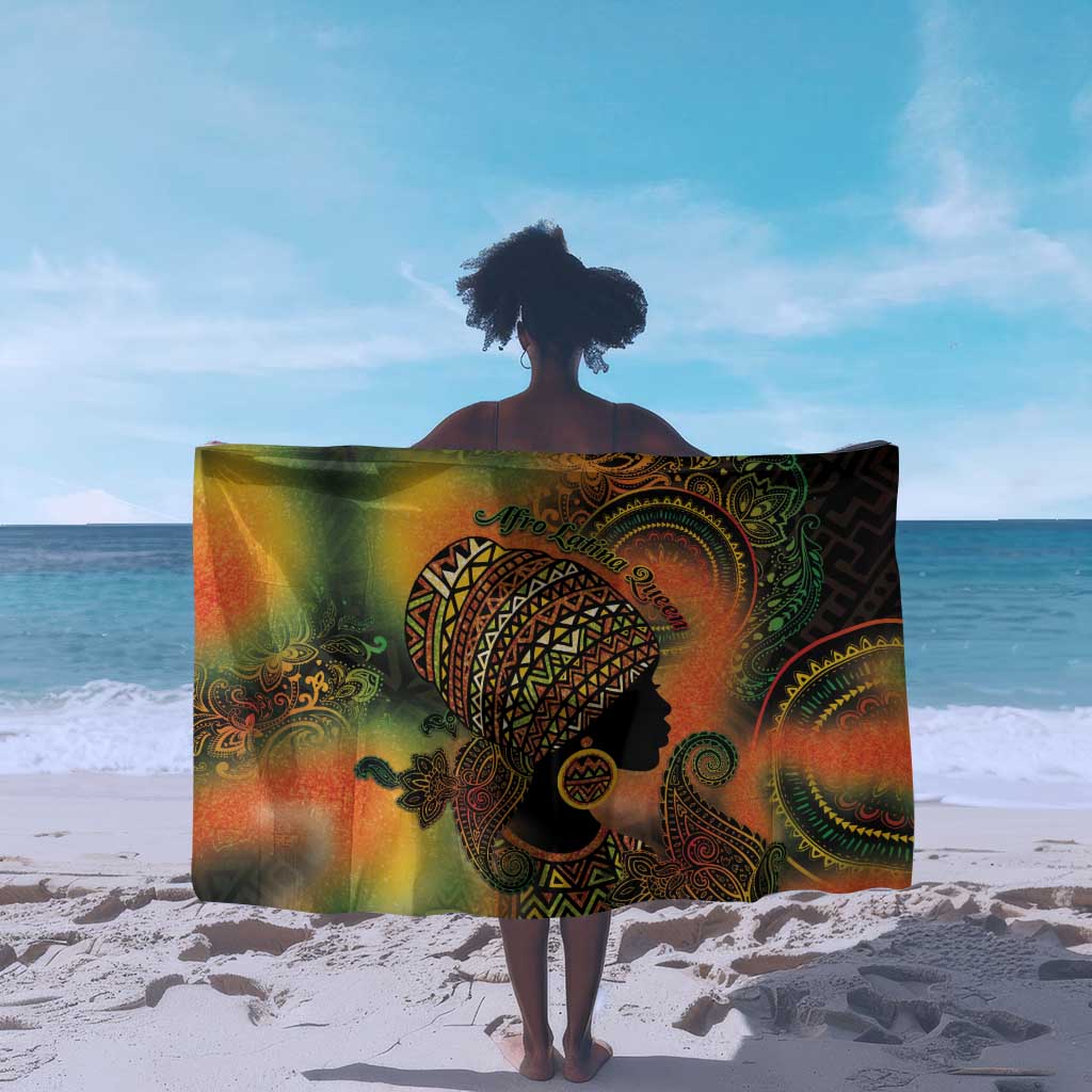 Black Women Sarong Afro Latina Queen DT05