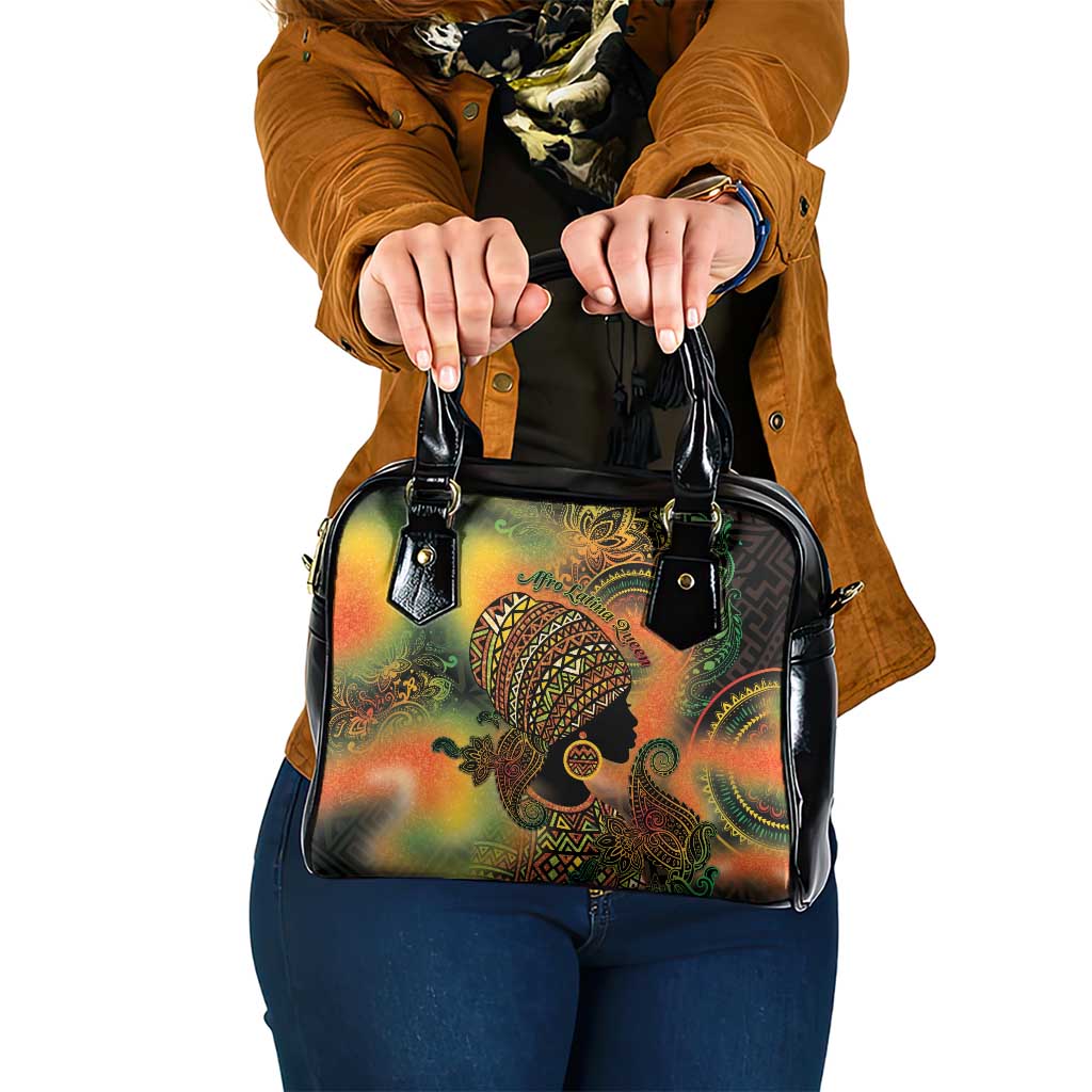 Black Women Shoulder Handbag Afro Latina Queen DT05