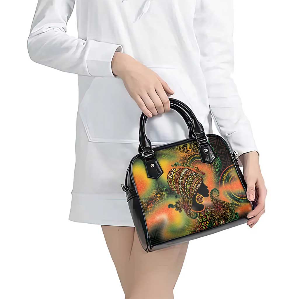 Black Women Shoulder Handbag Afro Latina Queen DT05