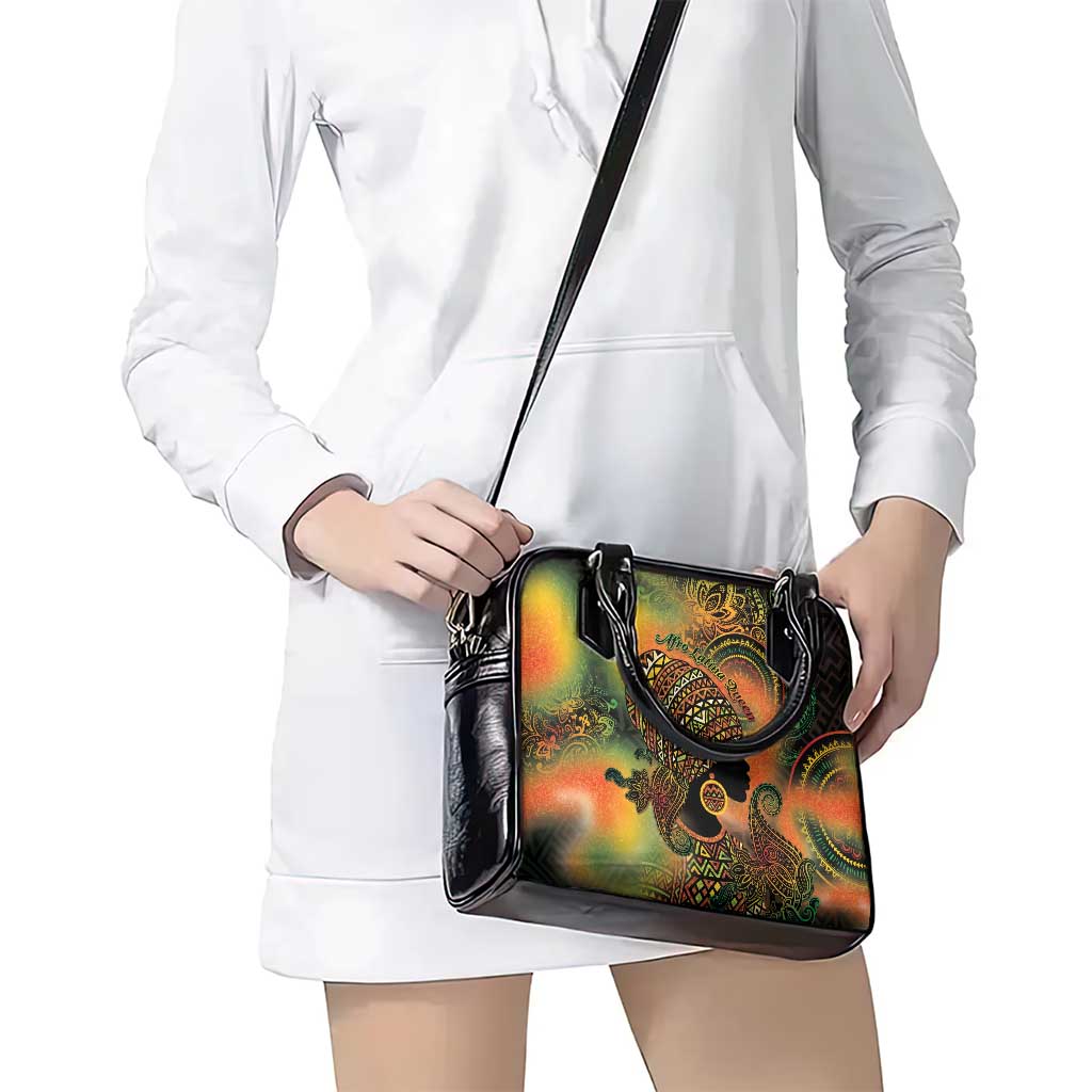 Black Women Shoulder Handbag Afro Latina Queen DT05