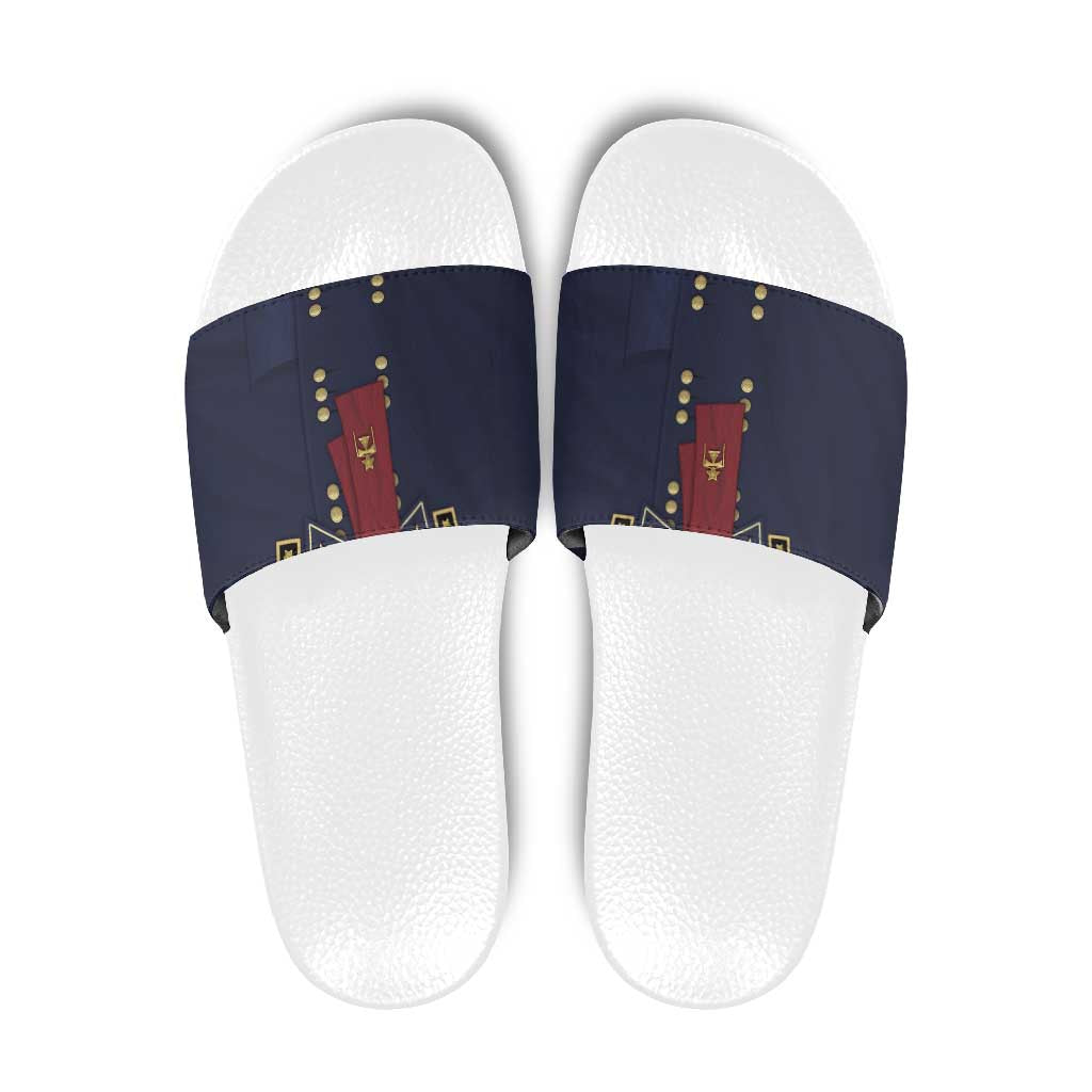George Armstrong Custer Slide Sandals Soldier Costume DT05